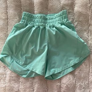 LULULEMON Track That High-Rise Lined shorts Size 2